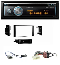 Автомагнитола для Nissan Micra 2013–2017 Pioneer MP3, DAB, USB, CD, Bluetooth черный