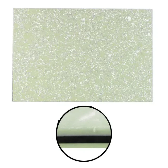 Панель для гитарной деки FLEOR M00410-24 Vintage Mint Green Pearl