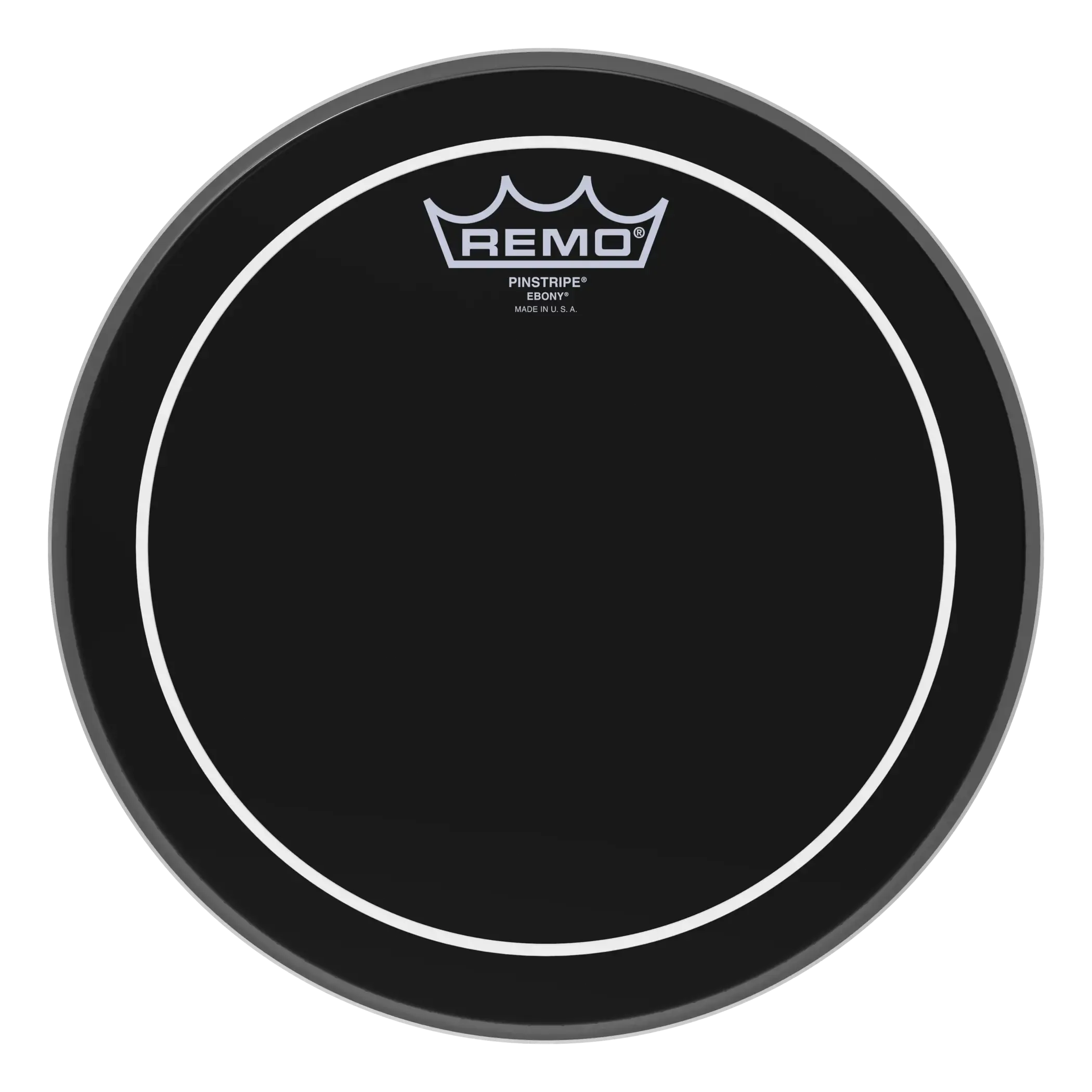 Пластик для барабана Remo 10" Pinstripe Ebony