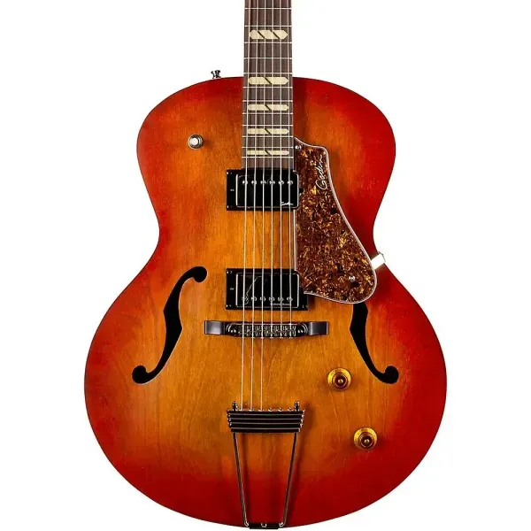 Godin 5th Avenue Jumbo HB Hollowbody Electric Guitar Memphis Sun