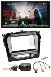 Kenwood Lenkrad 2DIN USB DAB Bluetooth Autoradio für Suzuki Vitara ab 2015