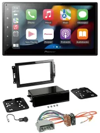 Pioneer DAB Bluetooth 2DIN USB MP3 Autoradio für Chrysler 300C Dodge Caliber Jee