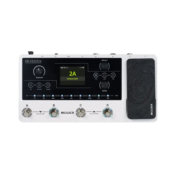 Mooer GE150 Pro  гитарный процессор эффектов с педалью экспрессии