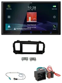 JVC USB Bluetooth 2DIN DAB MP3 Autoradio für Citroen Jumpy Spacetourer ab 2016 u