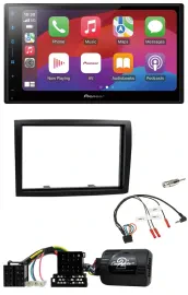 Pioneer DAB USB Lenkrad Bluetooth 2DIN Autoradio für Citroen Jumper Peugeot Boxe