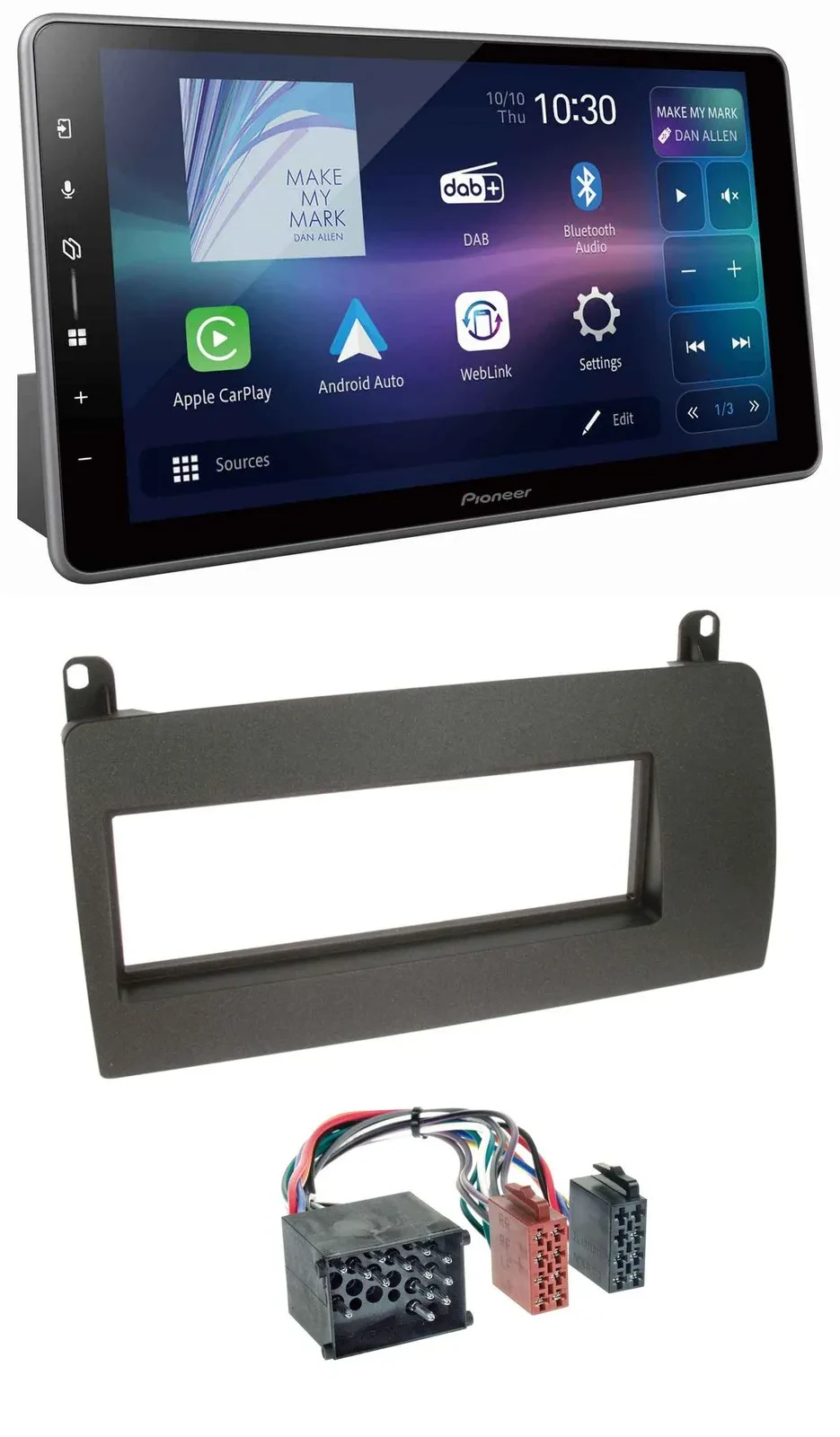 Автомагнитола для Rover 75 (1999–2001) Pioneer Bluetooth, USB, DAB, MP3