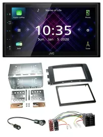 JVC DAB 2DIN MP3 Bluetooth USB Autoradio für Smart ForFour 04-06 ForTwo 07-10 IS