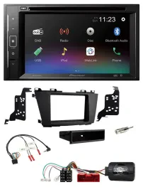 Pioneer Bluetooth Lenkrad USB 2DIN DAB DVD Autoradio für Mazda 5 2010-2015