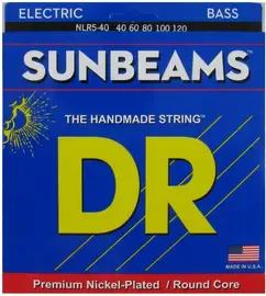 Струны для бас-гитары DR Strings SUNBEAM DR NLR5-40, 40 - 120