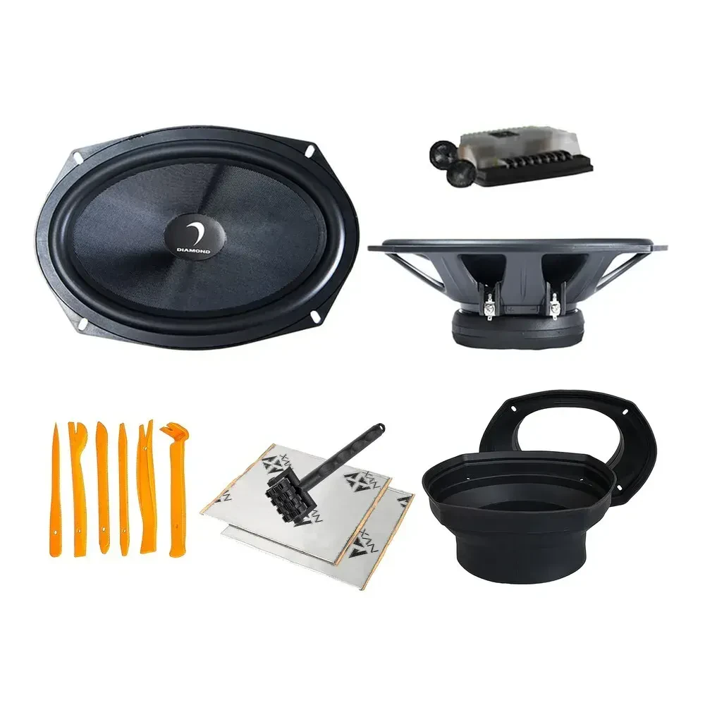 Diamond Audio DES69C 6x9" Component Speakers with NVX Installation Kit