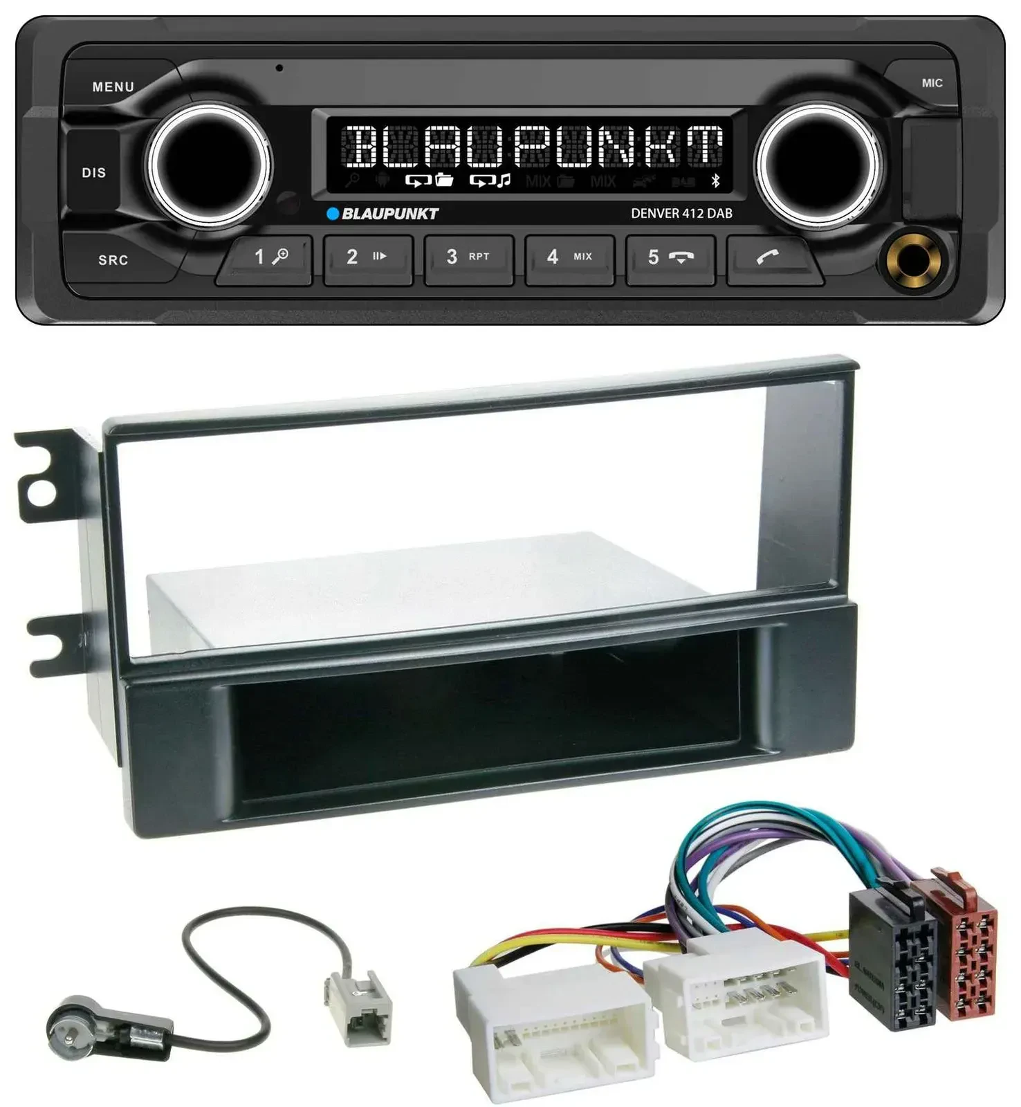 Blaupunkt Bluetooth DAB MP3 USB Autoradio für Kia Sportage II 08-10 neue Verkabe