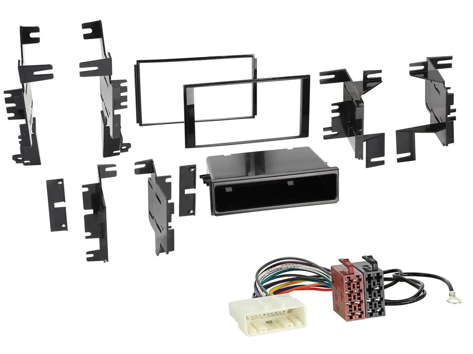 Einbauset DIN Autoradio für Nissan Navara NV NV200 (ab 12)