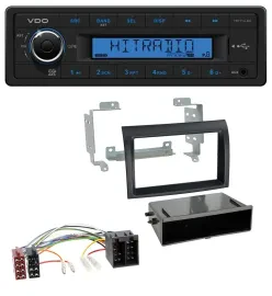 VDO AUX 1DIN MP3 USB Autoradio für Fiat Ducato (2006-2010) schwarz