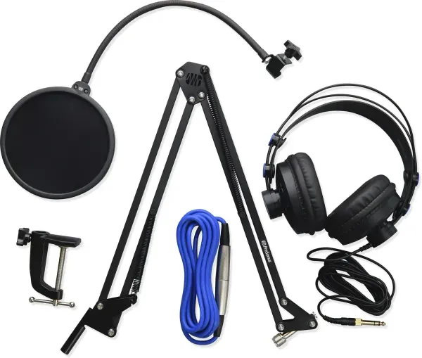 Presonus Broadcast Accessory Pack w/Mic Boom Arm+Pop Filter+HD7 Headphones+Cable