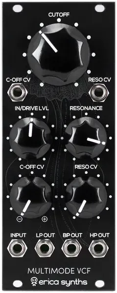 Модульный студийный синтезатор Erica Black Multimode VCF Eurorack Synth Module