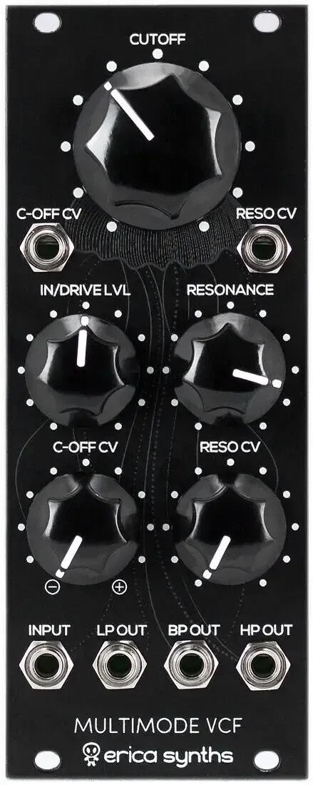 Модульный студийный синтезатор Erica Black Multimode VCF Eurorack Synth Module