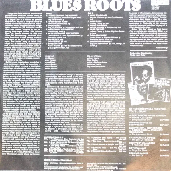 Виниловая пластинка The Mississippi Blues - Blues roots (vol.1)
