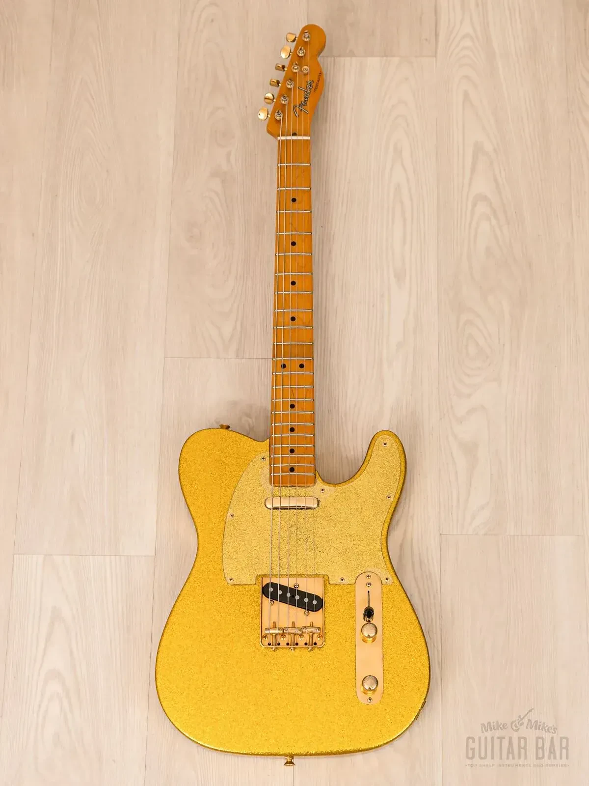 Электрогитара Fender Custom Shop 1952 Telecaster SS Gold Sparkle w/case USA 1993