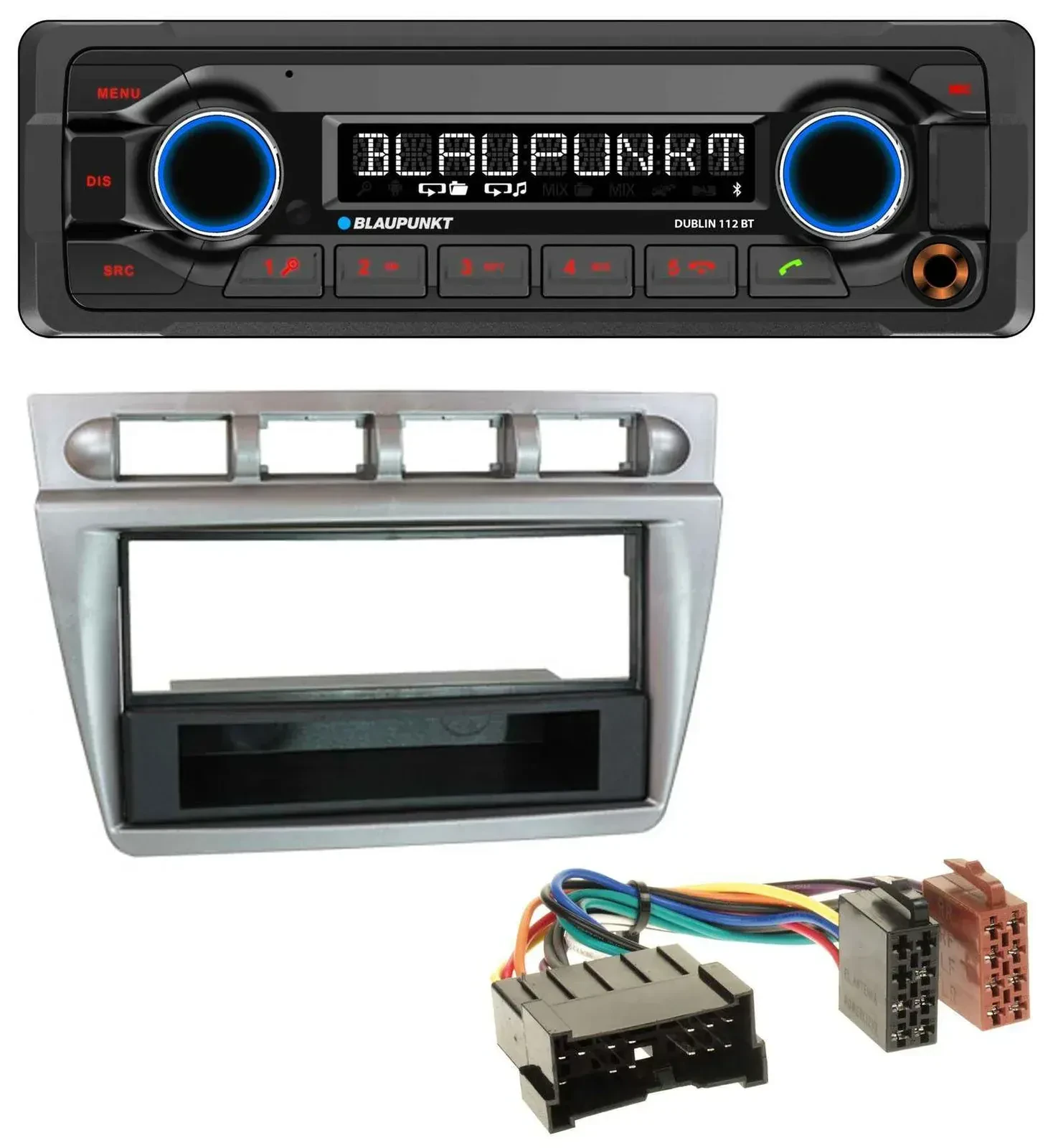 Blaupunkt MP3 Bluetooth USB AUX Autoradio für Kia Picanto (2004-2007)