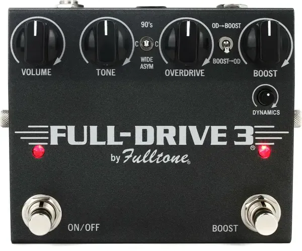 Педаль эффектов для электрогитары Fulltone Fulldrive 3 Overdrive / Boost Pedal