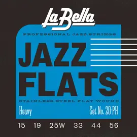 Струны для электрогитары La Bella 20PH Jazz Flats 15-56