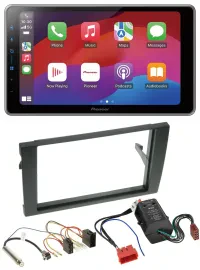 Pioneer MP3 USB DAB Bluetooth 2DIN Autoradio für Audi A4 B6 B7 00-08 Bose Aktivs