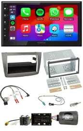Kenwood Lenkrad USB DAB 2DIN Bluetooth Autoradio für Alfa Romeo Mito 2014-2018 s