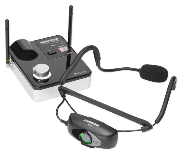 Samson AIRLINE 99M Wireless Rechargeable Headset For Yoga/Spin/Pilates K-Band