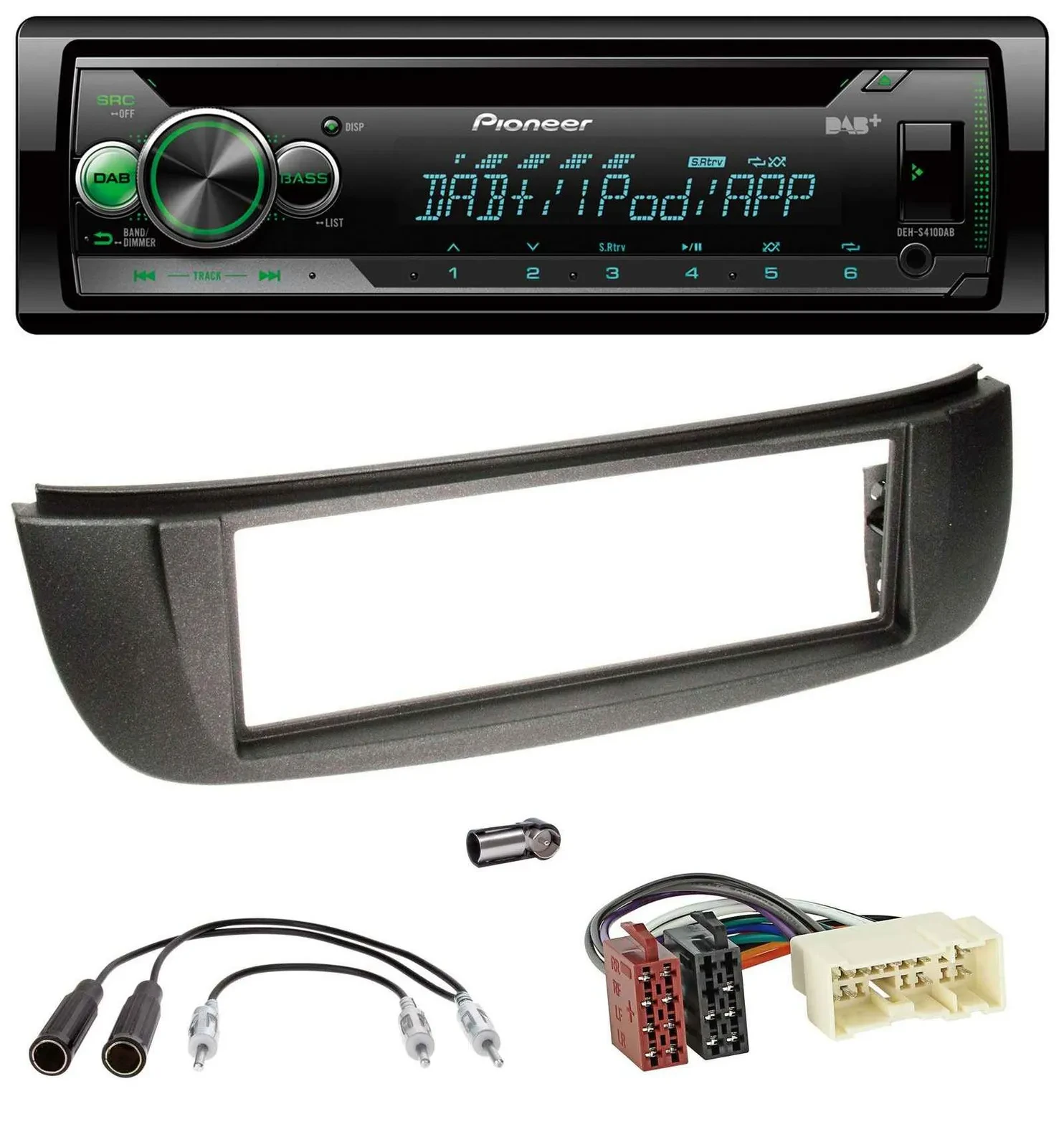 Pioneer USB MP3 DAB AUX CD Autoradio für Nissan Almera Tino (2001-2004)