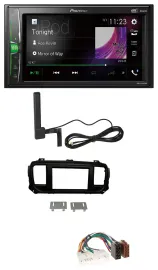 Pioneer MP3 DAB AUX 2DIN Bluetooth Autoradio für Toyota Proace Verso ab 2016