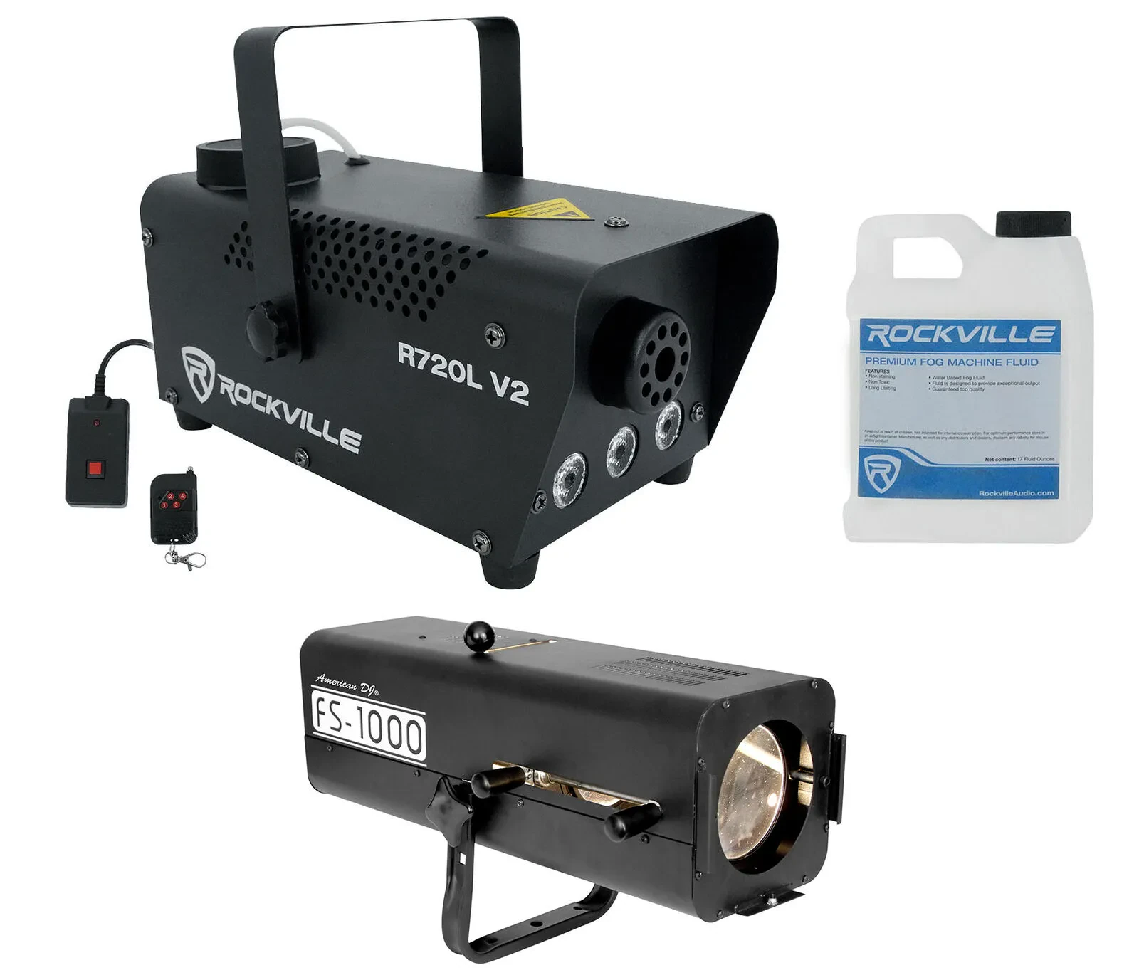 Комплект светового оборудования American DJ FS-1000+R720L V2