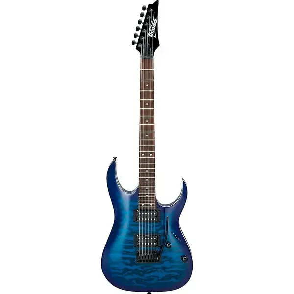 Электрогитара Ibanez GRGA120QA Transparent Blue Burst