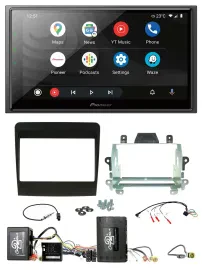 Автомагнитола для Porsche 911 (2011–2017) Pioneer 2DIN, DAB, Bluetooth, USB, поддержка управления на руле