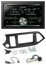 Pioneer Bluetooth MP3 DAB 2DIN USB CD Autoradio für Kia Picanto ab 11 ohne Start