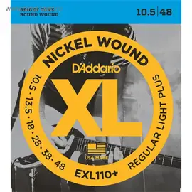 Струны для электрогитары D'Addario EXL110+ Nickel Wound 10.5-48