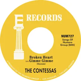Виниловая пластинка The Contessas – Broken Heart b/w Gimme Gimme (Релиз 2023)