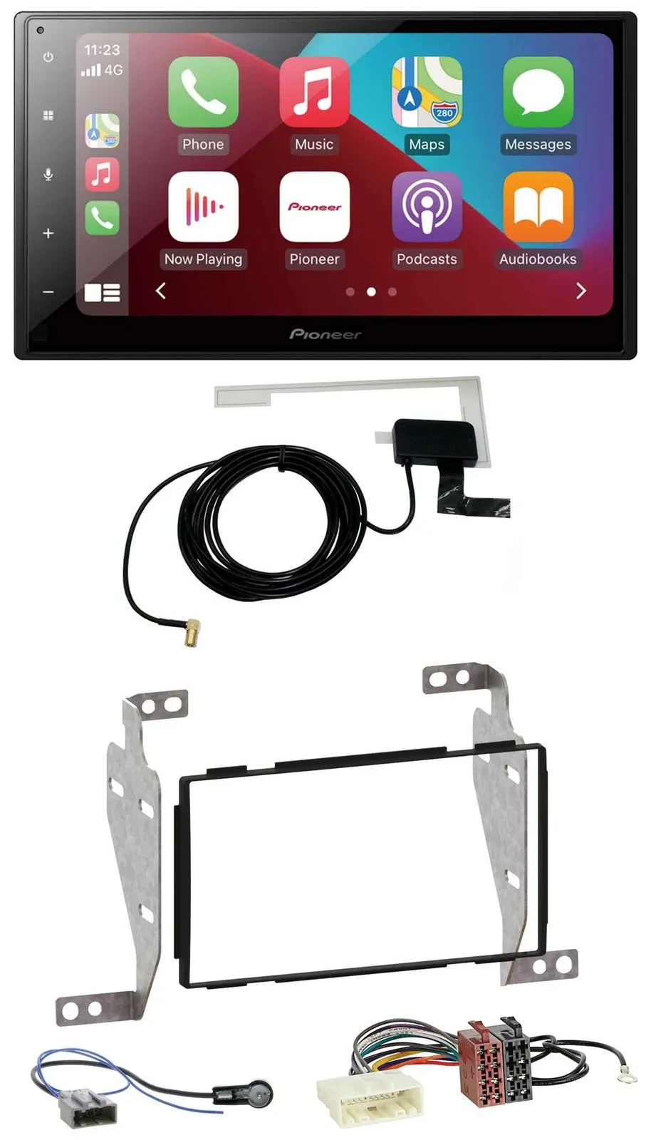 Pioneer USB Bluetooth DAB MP3 2DIN Autoradio für Nissan Juke (2010-2014)