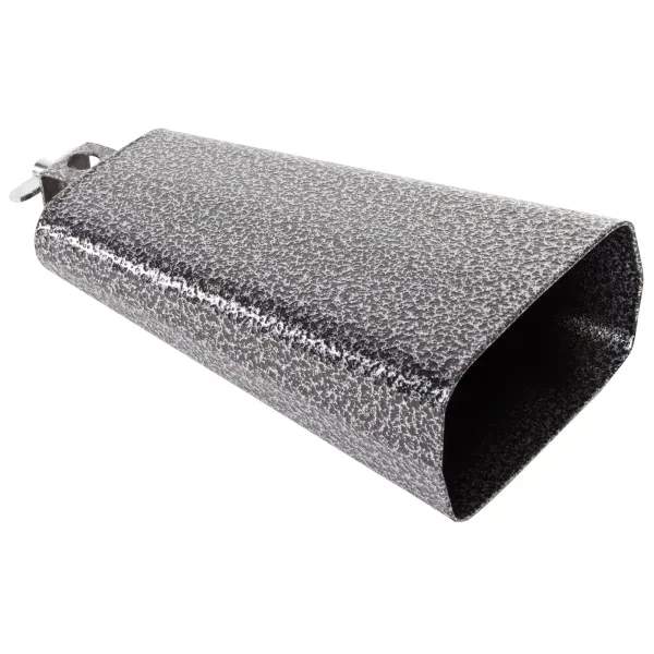 Fame M1 Cowbell 8.5" Schwarz/Silber Stahl Montierbar Durchsetzungsstarker Klang