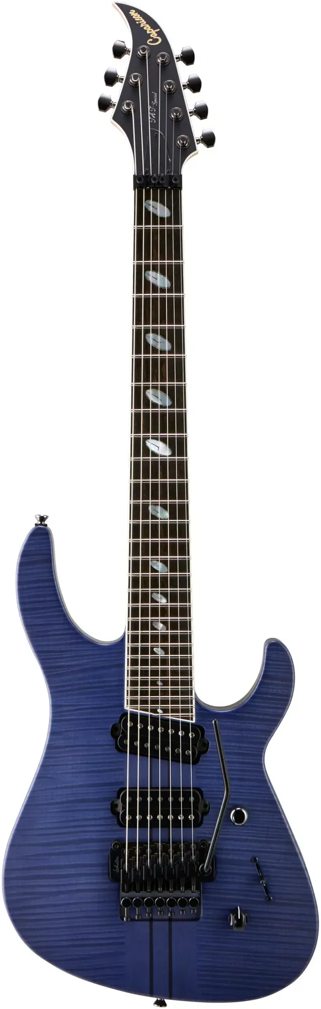Электрогитара Caparison TAT Special 7 FM Transparent Blue Berry Matt
