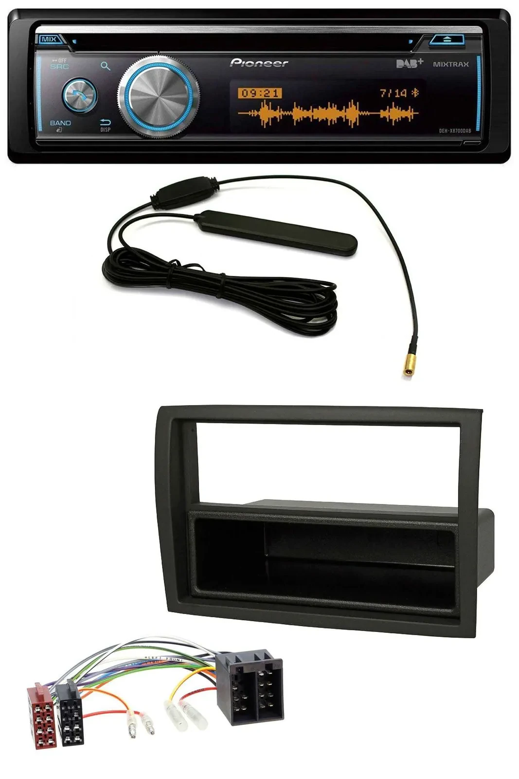 Автомагнитола Pioneer CD/USB/Bluetooth/DAB/MP3 для Citroen Jumper, Fiat Ducato, Peugeot