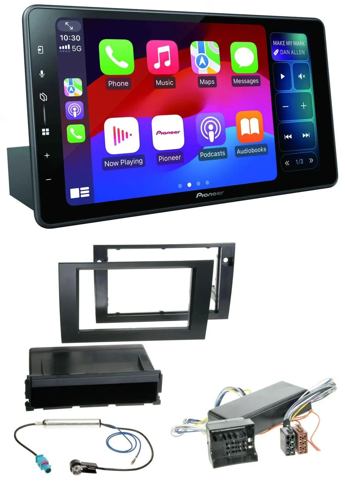 Pioneer Bluetooth DAB MP3 USB Autoradio für Audi A4 04-08 B7 Symphony Bose Aktiv