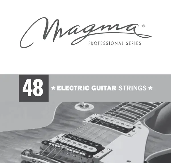 Струна одиночная для электрогитары Magma Strings GE048N Nickel Plated Steel 048