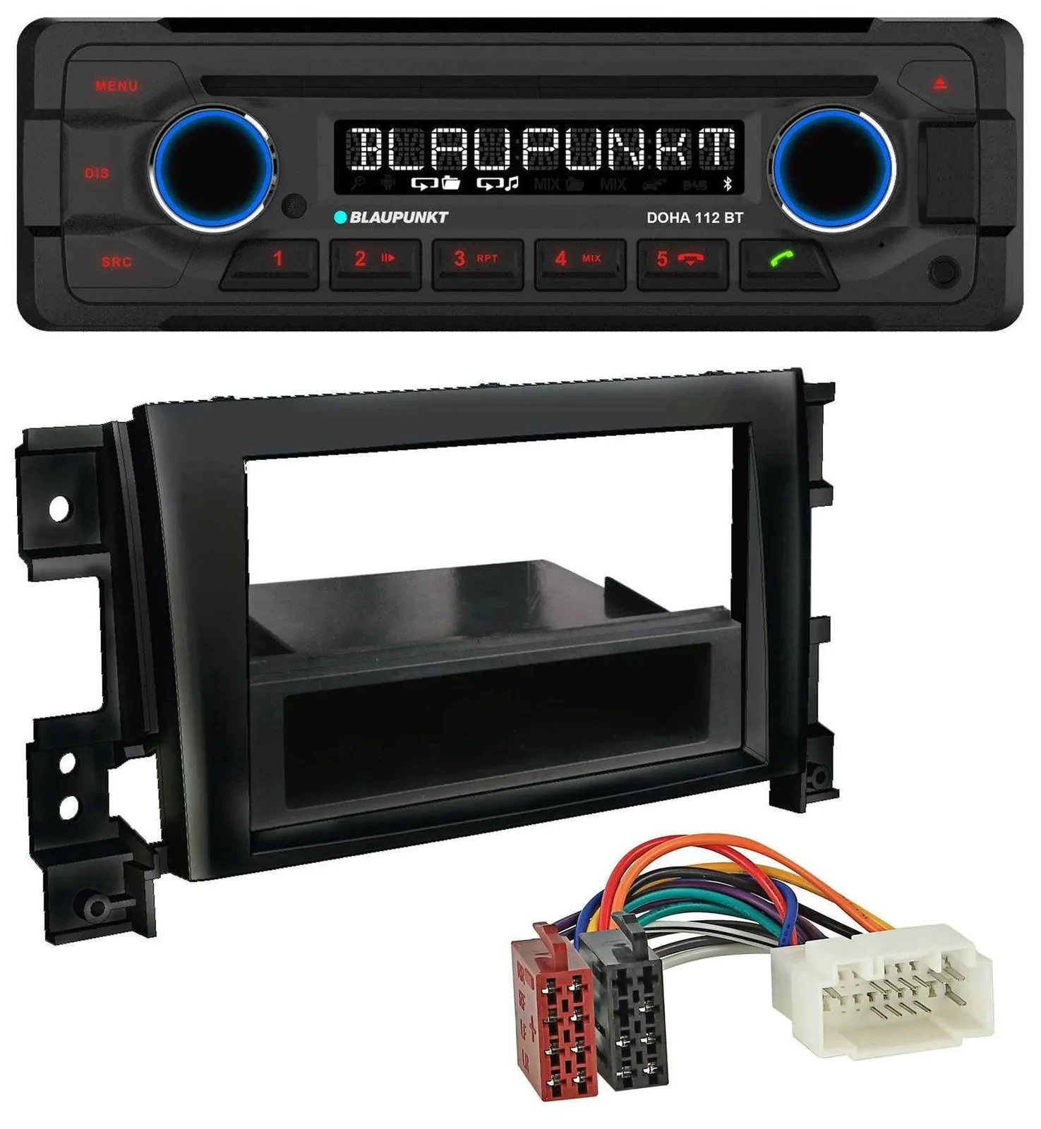 Blaupunkt AUX MP3 CD Bluetooth USB Autoradio für Suzuki Gran Vitara (ab 2005)