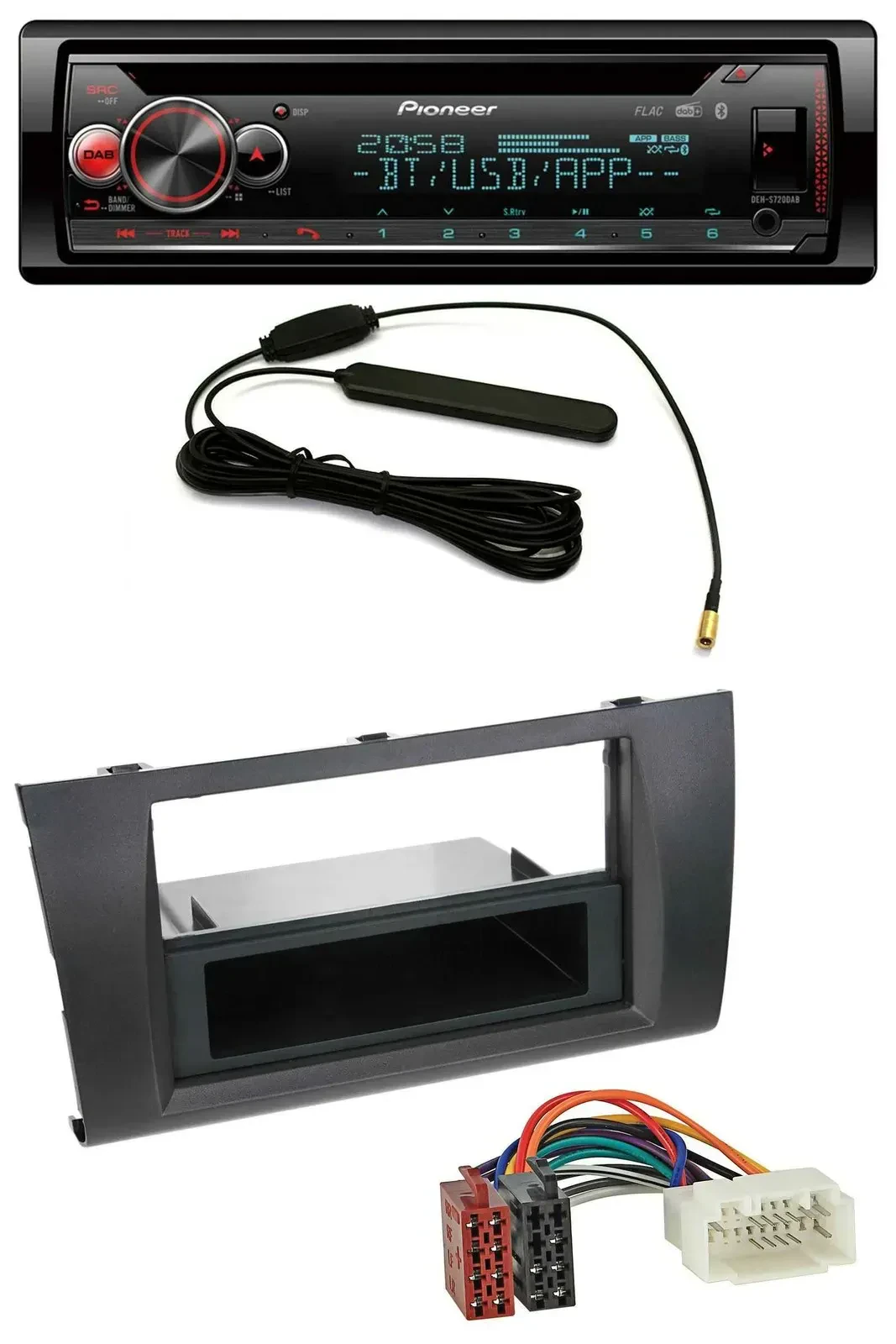 Автомагнитола для Suzuki Swift (2006–2010) Pioneer USB, DAB, Bluetooth, CD, MP3