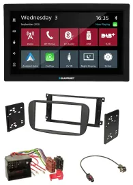 Blaupunkt DAB Bluetooth USB MP3 2DIN Autoradio für Ford S-Max ab 2007 Mondeo sch