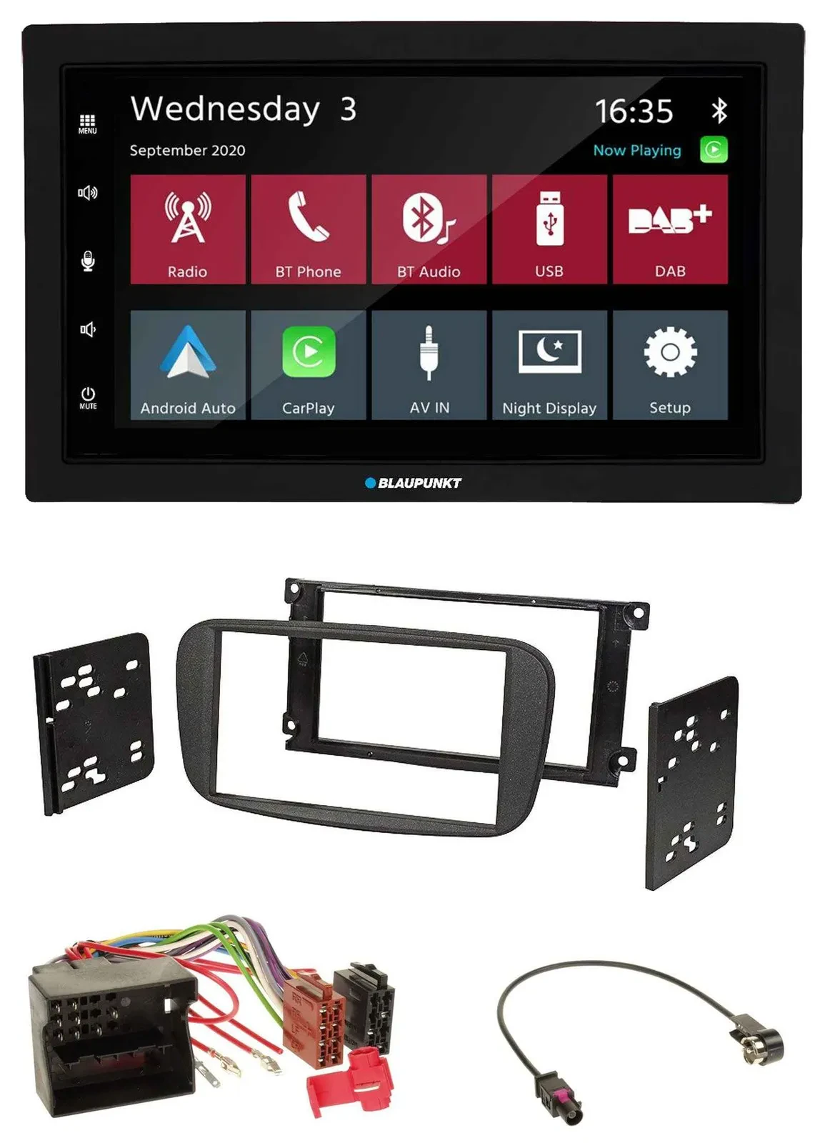 Blaupunkt DAB Bluetooth USB MP3 2DIN Autoradio für Ford S-Max ab 2007 Mondeo sch