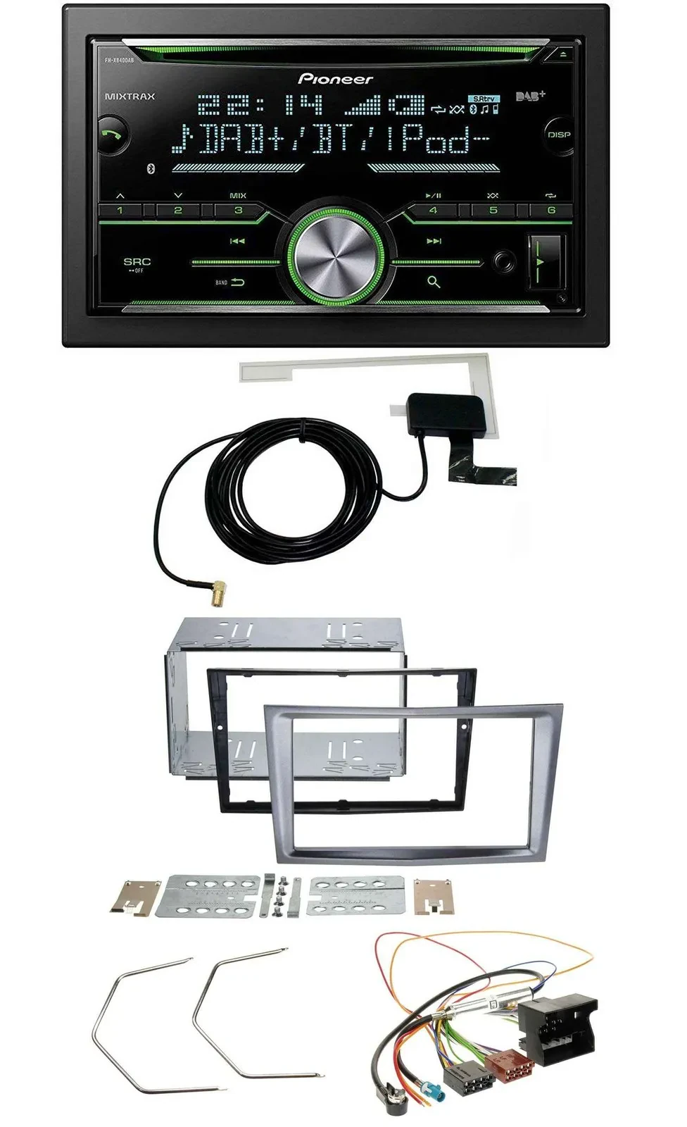 Pioneer CD USB MP3 Bluetooth 2DIN DAB Autoradio für Opel Antara Astra H Zafira B