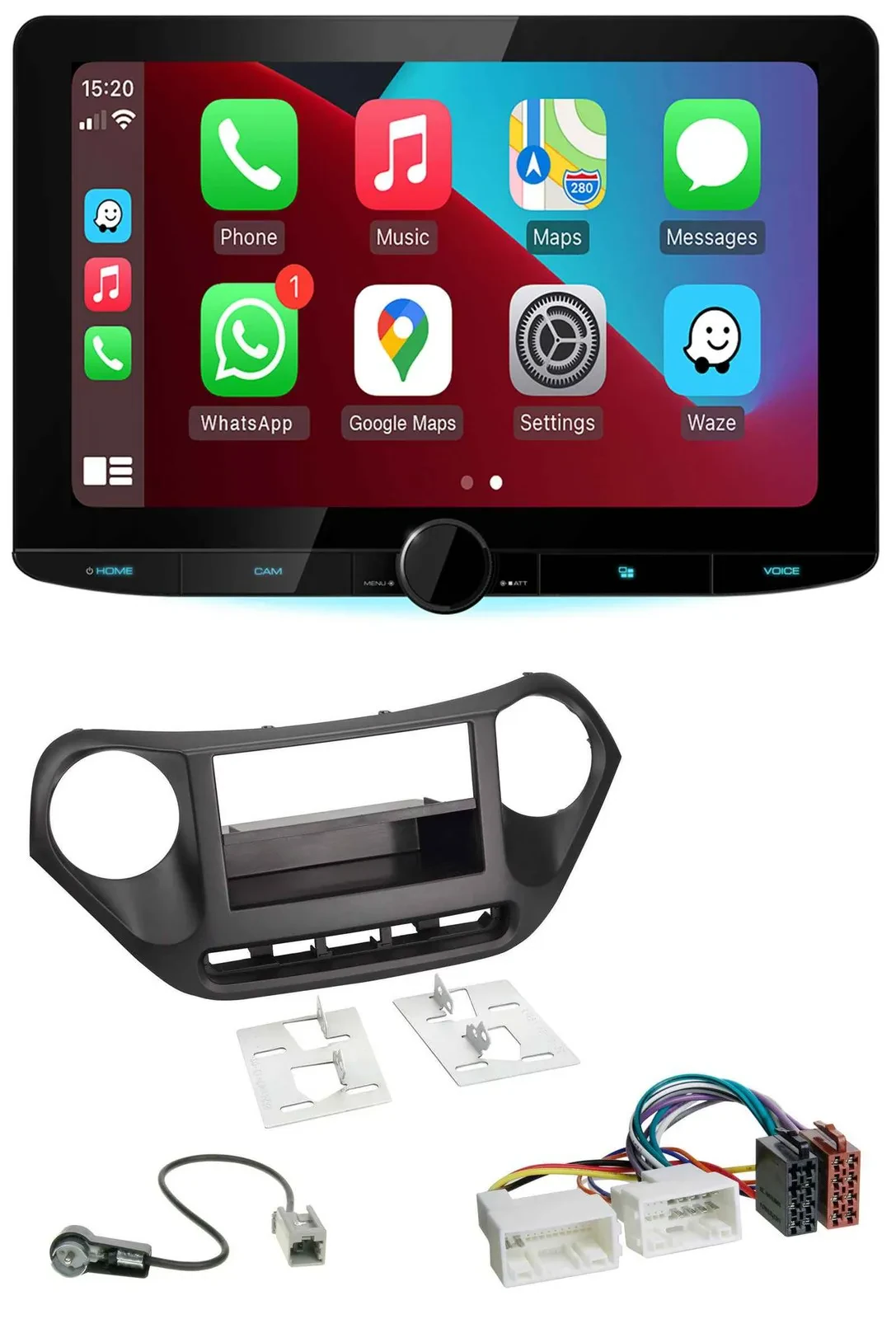 Kenwood MP3 USB DAB Bluetooth Autoradio für Hyundai i10 (ab 2013)