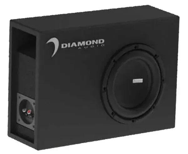 Diamond Audio DESMB8 250W RMS Single 8" 2 Ohm Loaded Vented Car Subwoofer