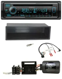 Kenwood Lenkrad Bluetooth DAB USB CD Autoradio für Citroen C2 2006-2010 C3 2006-